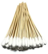 Pielęgnacja uszu i oczu zwierząt - Patyczki waciki XL do czyszczenia uszu psa 50 szt - miniaturka - grafika 1