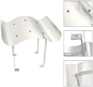 Akcesoria kominkowe - vidaXL Nasada kominowa ze stali nierdzewnej, srebrna vidaXL - miniaturka - grafika 1