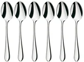 Łyżeczki - WMF Merit 6-częściowy zestaw łyżeczek do espresso z polerowanej, odpornej na zadrapania stali szlachetnej Cromargan Protect 1140966340 - miniaturka - grafika 1