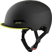 Kaski rowerowe - Alpina Unisex - Dorośli, BROOKLYN Kask rowerowy, black-neon yellow matt, 57-61 cm - miniaturka - grafika 1