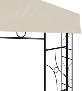 vidaXL Lumarko Altana, 3x3x2,7 m, kremowa, 160 g/m! 313912 - Altany ogrodowe - miniaturka - grafika 4