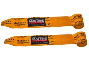 Masters FIGHT EQUIPMENT Fight Equipment, Taśmy bokserskie BBE-4-Neon, żółte - Pozostałe akcesoria do sportów walki - miniaturka - grafika 5
