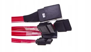 Kabel Sas 36pin mini (sff 8087) - Sata 7PIN x4 50c - Kable miedziane - miniaturka - grafika 4