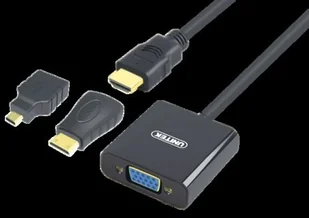 Unitek Konwerter mini/micro HDMI na VGA + audio, Y-6355 Y-6355 - Adaptery i przejściówki - miniaturka - grafika 5