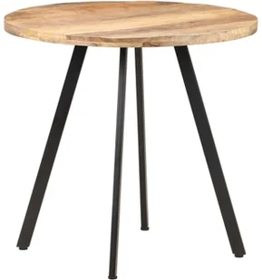 vidaXL Stół jadalniany, 80 cm, surowe drewno mango 320483 - Stoły - miniaturka - grafika 7