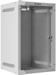 Lanberg Szafa wisząca 10 cali 9U 280x310mm szara + EKSPRESOWA WF10-2309-10S - Szafy rack - miniaturka - grafika 3