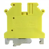 Kostki, złączki, wtyczki - Geberit DEGSON szynowa 0,2-4mm2 1P Przelotowa PE Śrubowa DGN 3404 PC4-PE-01P-1Y-00A(H) - miniaturka - grafika 1