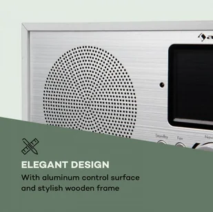 Auna Silver Star Stereo Biały - Radia - miniaturka - grafika 8
