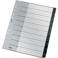 Przekładki do segregatorów - Leitz Przekładki Recycle 1 - 10, A4, PP, czarne 12080000 - miniaturka - grafika 1