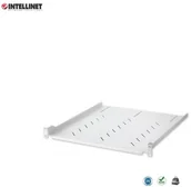 Szafy rack - Intellinet Półka do szafy 19\" 470mm 1U perforowana szara 637299 - miniaturka - grafika 1