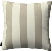 Poszewki na poduszki - Dekoria.pl Dekoria.pl Poszewka Kinga na poduszkę beżowo-białe pionowe pasy 5,5cm) 43 × 43 cm Quadro 100-143-93 - miniaturka - grafika 1