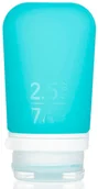 Butelki dla niemowląt - Humangear Podróżna silikonowa butelka na płyny Humangear GoToob+ M - aqua HG3164-E - miniaturka - grafika 1
