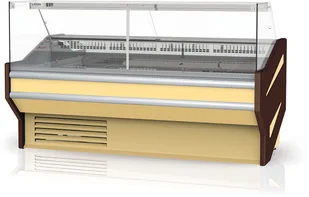 Rapa Lada chłodnicza z szybą prostą, pionową, blatem ze stali nierdzewnej (płótno), 1530x1070x1220 mm | L-F 153/107 L-F/153/107 - Szafy i witryny chłodnicze - miniaturka - grafika 4