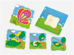 Viga Układanka warstwowa Motyl -25% V59517 - Układanki dla dzieci - miniaturka - grafika 2