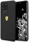 Etui i futerały do telefonów - Ferrari Hardcase FESSIHCS69BK S20 Ultra G988 czarny/black Silicone hurtel-62366-0 - miniaturka - grafika 1