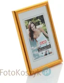 Ramki na zdjęcia - Icar Ramka drewniana złota (na zdjęcie 13x18 cm) - miniaturka - grafika 1