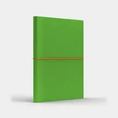 Notesy i bloczki - Like U Notatnik B6 Fun S linia jasnozielony/pomarańczowy - Like U - miniaturka - grafika 1