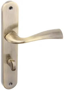 Kuchinox Klamka drzwiowa Malta WC długi szyld patyna - Klamki - miniaturka - grafika 2