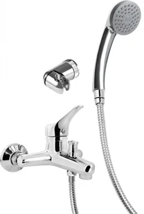 Deante Bat joko chrom wannowa z kompletem natryskowym BOJ011M - Baterie wannowe i prysznicowe - miniaturka - grafika 2