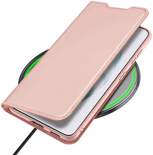 Dux Ducis Etui ochronne z klapką Skin Pro skórzane do Samsung Galaxy S22 Plus Różowe 12396X7 - Etui i futerały do telefonów - miniaturka - grafika 6