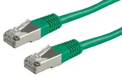 Kable miedziane - Rotronic ROLINE Category 5e FTP Cable, zielony 5 m 21150363 - miniaturka - grafika 1