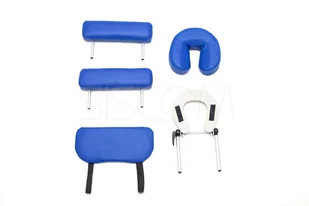 Bodyfit Stół łóżko do masażu Aluminiowe 3 segmentowe niebieskie XXL 551 Łóżko XXL - Stoły i łóżka do masażu - miniaturka - grafika 19