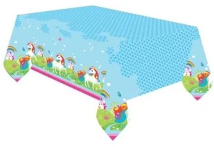 AMSCAN Obrus foliowy Jednorożec 120 x 180 cm - Pozostałe akcesoria dla plastyków - miniaturka - grafika 3