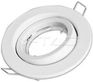 v-tac Oprawa Oczko V-TAC GU10 Okrągła Ruchoma Biała VT-7227 - Oprawy, klosze i abażury - miniaturka - grafika 4