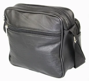 PolskaGalanteria.pl Torba męska skórzana PolskaGalanteria (PL) Pozioma Skóra Naturalna KASKADA 17,5 x 17 x 8,5 [cm] - Torby męskie - miniaturka - grafika 3