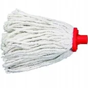 Miotły, szufle, mopy - Konex Mop Zapas Końcówka mała biały 18cm bawełna - miniaturka - grafika 1