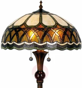 Clayre & Eef FLORIANE - lampa stojąca w stylu Tiffany - Lampy stojące - miniaturka - grafika 2
