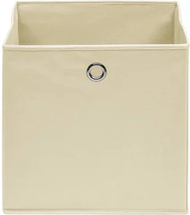 vidaXL vidaXL Pudełka z włókniny, 10 szt., 28x28x28 cm, kremowe - Pudła i pojemniki do przechowywania - miniaturka - grafika 3