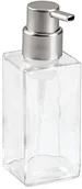 Dozowniki papieru i mydła dla firm - InterDesign Inter wzornictwo 70565eu casilla nowoczesny dozownik mydła z pianki ze szkła do kuchni, łazienki, przezroczysta/szczotkowana, 6.8 x 6.8 x 18.9 cm 70565 - miniaturka - grafika 1