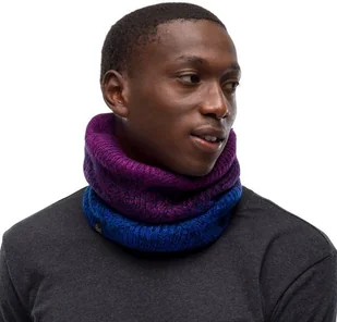 Buff Komin Zimowy Knitted & Fleece Neckwarmer MASHA PURPLISH 120856.609.10.00 - Czapki damskie - miniaturka - grafika 2