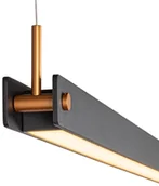 Lampy sufitowe - SLV Noya PD lampa wisząca LED, czarna - miniaturka - grafika 1