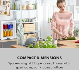 Lodówka Klarstein HEA-Brooklyn-24Wh - Lodówki Lodówka Klarstein HEA-Brooklyn-24Wh - Lodówki - miniaturka - grafika 2