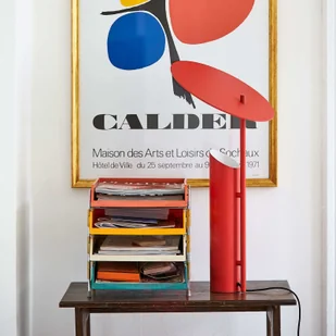 Verpan Reflect lampa stołowa czerwona - Lampy stojące - miniaturka - grafika 3