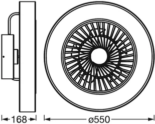 LEDVANCE SMART+ LEDVANCE SMART+ WiFi wentylator LED Cylinder - Wentylatory sufitowe - miniaturka - grafika 4
