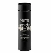 Kubki termiczne - Murrano Kubek termiczny Termos z wyświetlaczem LED grawer dla podróżnika mi KUB-E-BK-037 - miniaturka - grafika 1