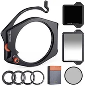 Tulejki, adaptery, redukcje do aparatów - KF Concept Zestaw fotograficzny (Landscape) K&F Concept 100 PRO z uchwytem, adapterami, filtrem ND1000, GND 0.9 i CPL SKU.1808 - miniaturka - grafika 1