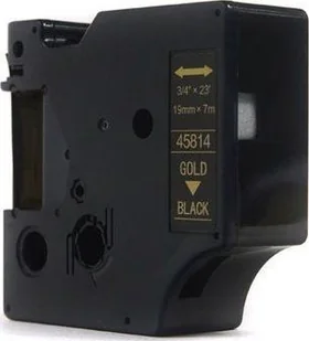Dymo JetWorld Taśma D1 Złoty na Czarnym 19mm x 7m 45814) stron JWT-D45814N - Taśmy do drukarek barwiące - miniaturka - grafika 2