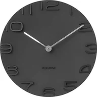 Dekoracje domu - Karlsson Zegar ścienny On the Edge czarny KA5311BK - miniaturka - grafika 1