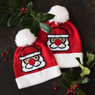 Art of Polo Świąteczna czapka Mikołaj - Czapki damskie - miniaturka - grafika 2