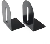 Półki na dokumenty - AJ Produkty Podpórki/przegrody na półkę, 210x115x150 mm, 2 szt., czarny - miniaturka - grafika 1