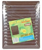 Kratki wentylacyjne - Parkanex Metalowa 175*220MM Uchwyt Rozprężny Brązowa - miniaturka - grafika 1