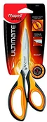 Nożyczki - Maped m695510 nożyce do cięcia  Ultimate, 18 cm, asymetryczny, czarny/żółty 695510 - miniaturka - grafika 1