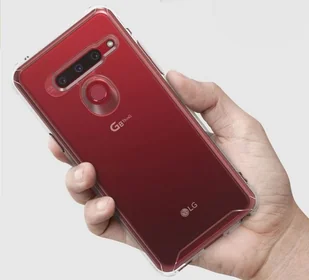 RINGKE Rinkge Fusion Case - Etui do LG G8 ThinQ - Aqua Blue RGK867BLU - Etui i futerały do telefonów - miniaturka - grafika 6