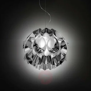 Slamp Srebrna lampa wisząca FLORA, 50 cm - Lampy sufitowe - miniaturka - grafika 3