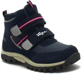 Buty dla dziewczynek - Wojtyłko Śniegowce dla dzieci 21037 Granatowe - miniaturka - grafika 1