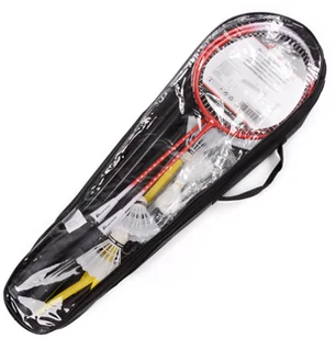 Meteor Zestaw do badmintona MOTION aluminiowy czerwony 2 rakietki lotki siatka 20076 20076 - Badminton - miniaturka - grafika 3